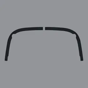 215002 Ca Hard Top Deck Lid Protection Film - Smoke For 1963-1967 C2 Corvette