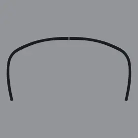 215012 Ca Soft Top Deck Lid Protection Film - Smoke For 1998-2004 C5 Corvette
