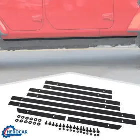 Cherocar2025010620 Cherocar Car Pinch Weld Covers Trail Armor Rocker Guard For Jeep Wrangler Jl Accessories #2
