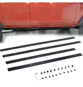 Cherocarcf2023105797 Cherocar Pinch Weld Cover Fit For Ford Bronco 4-door 2021-2023 Trail Armor Rocker Panels