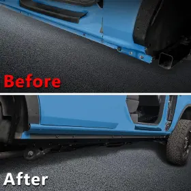 Cherocaryd2026yu512 Cherocar 6pc Pinch Weld Cover Trail Armor Rocker Panels For Ford Bronco 4-door 2021-2025