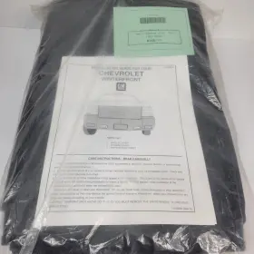 15136318 Chevrolet Gm Cevrolet Winterfront Black Grille Cover Lower Instruction