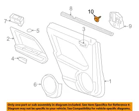 6104172aa Chrysler Oem 05-17 Grand Cherokee-catalytic Cnvrtr Fastener