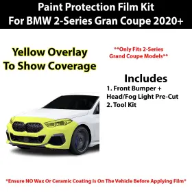 Ppf-2grcpe-bump Clearsurface Pre Cut Paint Protection Film Clear Bra Ppf Kit For Bmw 2 2020 #2