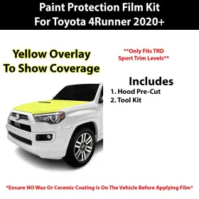 Ppf-4runtrds-hood Clearsurface Pre Cut Paint Protection Film Clear Bra Ppf Kit For Toyota 4runner 2022 #2