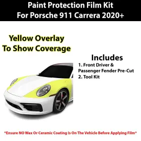 Ppf-911carrer-fndr Clearsurface Pre Cut Paint Protection Film Clear Bra Ppf Kit For Porsche 911 Carrera 2020 #2