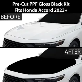 Ppf-acrd23-hood-blk Clearsurface Pre Cut For Honda Accord 2023 Hood Gloss Black Paint Protection Film Kit #2