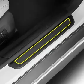 Ppf-bwi4-sills-cf Clearsurface Pre Cut For Bmw I4 2022 Door Sill Paint Protection Film Carbon Fiber