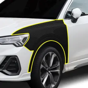 Ppf-diq3-fndr-cf Clearsurface Pre Cut For Audi Q3 2019 Fender Carbon Fiber Paint Protection Film Ppf Kit