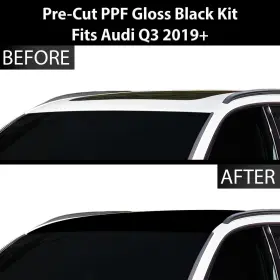 Ppf-diq3-roof-blk Clearsurface Pre Cut For Audi Q3 2019 Roof Gloss Black Paint Protection Film Ppf Kit #2