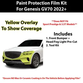 Ppf-g70adv-bump Clearsurface Pre Cut Paint Protection Film Clear Bra Ppf Kit For Genesis 2022 #2