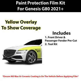 Ppf-g80spt-fndr Clearsurface Pre Cut Paint Protection Film Clear Bra Ppf Kit For Genesis G80 2021 #2