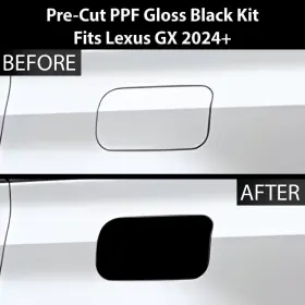 Ppf-gx24lx-gas-blk Clearsurface Pre Cut For Lexus Gx 550 2024 Fuel Door Paint Protection Film Gloss Black Ppf #2