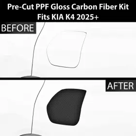 Ppf-kkia4-gas-cf Clearsurface Pre Cut For Kia K4 2025 Fuel Door Paint Protection Film Carbon Fiber Ppf #2