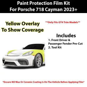 Ppf-manchgt4-fndr Clearsurface Pre Cut Paint Protection Clear Bra Ppf Kit For Porsche 718 Cayman Gt4 2023 #2