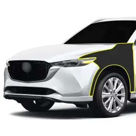 Ppf-mcx5-fndr-cf Clearsurface Pre Cut For Mazda Cx-5 2017 Fender Carbon Fiber Paint Protection Kit