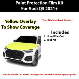 Ppf-q5sbck45-hood Clearsurface Pre Cut Paint Protection Film Clear Bra Ppf Kit For Audi Q5 2021 #2