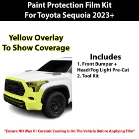 Ppf-seqiasr5-bump Clearsurface Pre Cut Paint Protection Film Clear Bra Ppf Kit For Toyota Sequoia Sr5 2023 #2