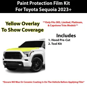 Ppf-seqiasr5-hood Clearsurface Pre Cut Paint Protection Film Clear Bra Ppf Kit For Toyota Sequoia Sr5 2023 #2
