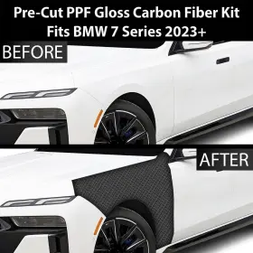 Ppf-w7ies-fndr-cf Clearsurface Pre Cut For Bmw I7 7 Series 2023 Fender Carbon Fiber Paint Protection Kit #2