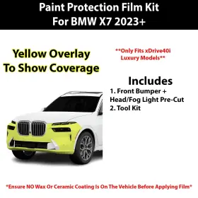 Ppf-x7lux-bump Clearsurface Pre Cut Paint Protection Film Clear Bra Ppf Kit For Bmw X7 2023 #2