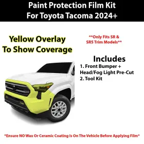 Ppf-yocomsr5-bump Clearsurface Pre Cut Paint Protection Film Clear Bra Ppf Kit For Toyota Tacoma Sr And 2024 #2