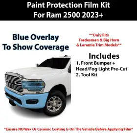 Tpu-3500trade-bump Clearsurface Pre Cut Paint Protection Film Clear Bra Ppf Kit For Ram 2500/ 3500 2023 #2