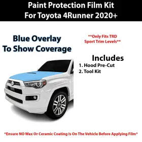 Tpu-4runtrds-hood Clearsurface Pre Cut Paint Protection Film Clear Bra Ppf Kit For Toyota 4runner 2022 #2