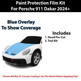 Tpu-911dakar-hood Clearsurface Pre Cut Paint Protection Film Clear Bra Ppf Kit For Porsche 911 Dakar 2024 #2