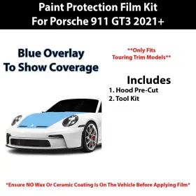 Tpu-911tour-hood Clearsurface Pre Cut Paint Protection Clear Bra Ppf Kit For Porsche 911 Gt3 Touring 2021 #2