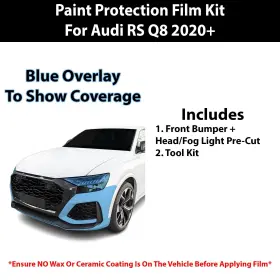 Tpu-arsq8-bump Clearsurface Pre Cut Paint Protection Film Clear Bra Ppf Kit For Audi Rs 2020 #2