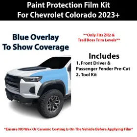 Tpu-colozr2-fndr Clearsurface Pre Cut Paint Protection Film Clear Bra Ppf Kit For Chevy Colorado 2023 #2