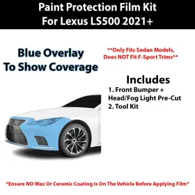 Tpu-ls5sdn-bump Clearsurface Pre Cut Paint Protection Film Clear Bra Ppf Kit For Lexus Ls 500 Sedan 2021 #2