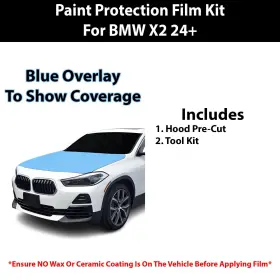 Tpu-x2x28i-hood Clearsurface Pre Cut Paint Protection Film Clear Bra Ppf Kit For Bmw X2 2024 #2
