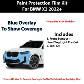 Tpu-x3m22-bump Clearsurface Pre Cut Paint Protection Film Clear Bra Ppf Kit For Bmw X3 2022 #2