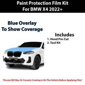 Tpu-x4msprt-hood Clearsurface Pre Cut Paint Protection Film Clear Bra Ppf Kit For Bmw X4 2022 #2
