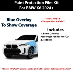 Tpu-x6xdr-fndr Clearsurface Pre Cut Paint Protection Film Clear Bra Ppf Kit For Bmw X6 2024 #2