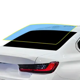 Wpf-b330-rear Clearsurface Pre Cut For Bmw 3 Series 2019-2025 Rear Windshield Protection Clear Bra Film