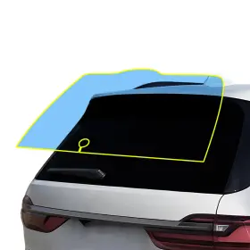 Wpf-bx7-rear Clearsurface Pre Cut For Bmw X7 2019-2025 Rear Windshield Protection Clear Bra Film