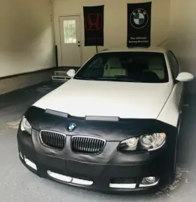 Bc3108bcb Colgan Custom Front End Mask Bra 2pc.fits Bmw 328i 335i Coupe 2007-10 Without Tag Wash
