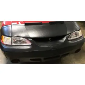 Bc3377bc Colgan Custom Front End Cover Without Plate Hole Black Cobra Mustang 1994-1998