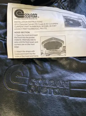 Bc5366 Colgan Custom Camaro The Original Car Bra Chevy 2014 Ss Coupr And Conver #2
