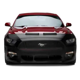 Bc5480bc Colgan Custom Front End Cover Black With Plate Hole Ecoboost / Mustang V6 G