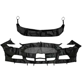 Bc5480cf Colgan Custom Front End Cover Carbon Fiber Style With Plate Hole Mustang V6/e