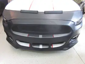 Bc5483cf Colgan Custom 2015 2017 Mustang Gt Pp Front Cover Mask Bra Without Lic. Plate Bc5483