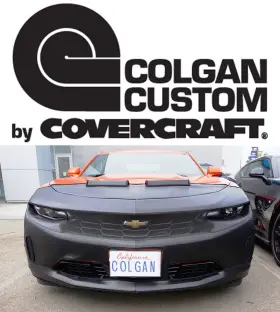 Bc6010bc Colgan Custom Original Car Bra 2019-2024 Chevrolet Camaro Ls And Lt With Plate #bc6010bc