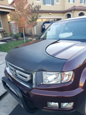 Bt3460bca Colgan Custom Carbon Fiber Look T-style Hood Bra Mask Fits Honda Ridgeline 2006-2014 #2