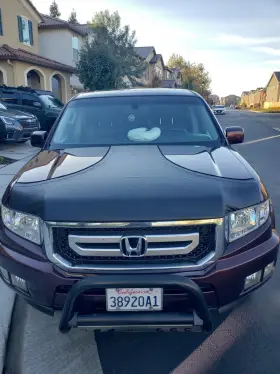 Bt3460bca Colgan Custom Carbon Fiber Look T-style Hood Bra Mask Fits Honda Ridgeline 2006-2014 #3