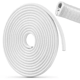 22660163 Colisal Car Door Edge Guards 32ft 10m Universal Rubber U Shape 32 Ft White