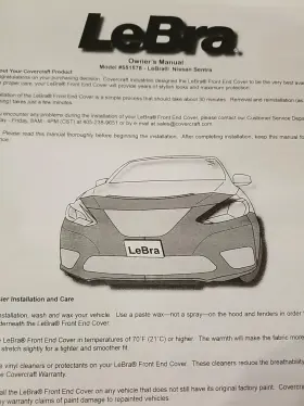 551578-01 Covercraft Lebra Custom Front End Cover Fits 2016-2019 Nissan Sentra